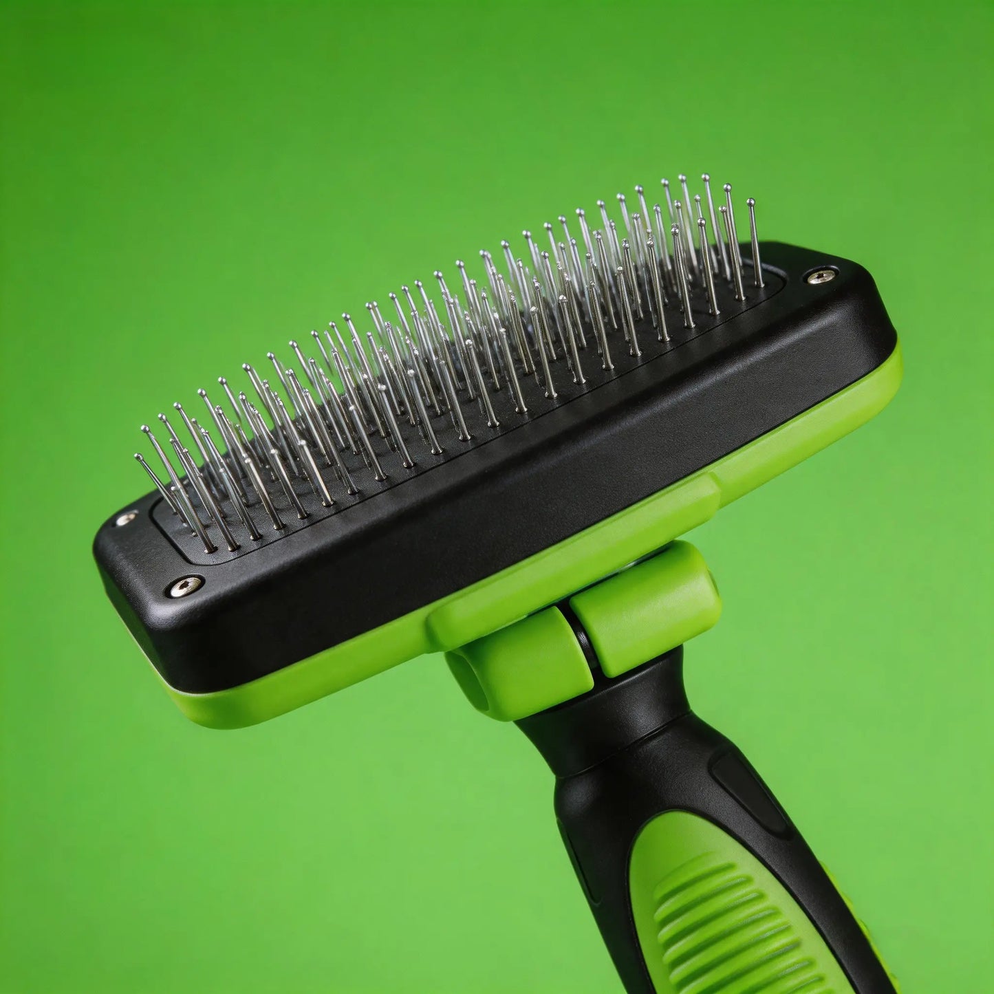 Self-Cleaning Pet Slicker Brush - One-Click Release Dog & Cat Grooming Comb